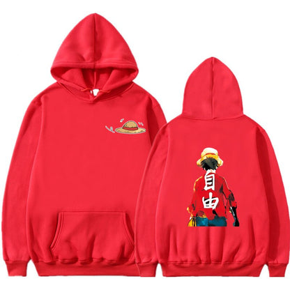 One Piece Luffy Design Hoodies