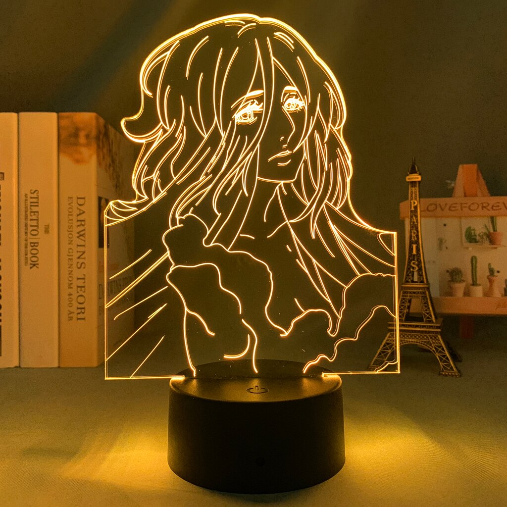 Attack on Titan Pieck Finger 3D Lamp