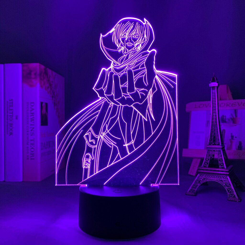 Code Geass Lelouch Lamperouge 3D Lamp