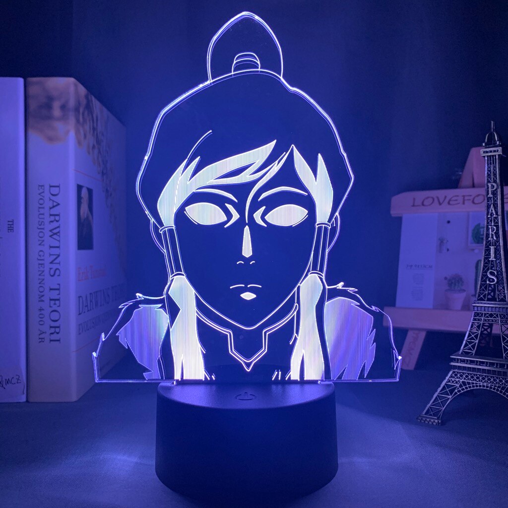 Korra Avatar The Last Airbender 3D Lamp