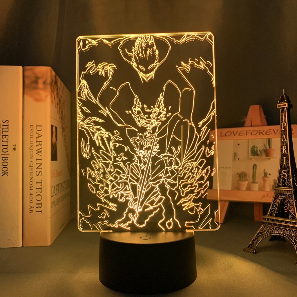 Black Clover 3D Lamp