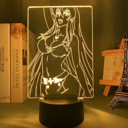 Akame Ga Kill Esdeath 3D Lamp