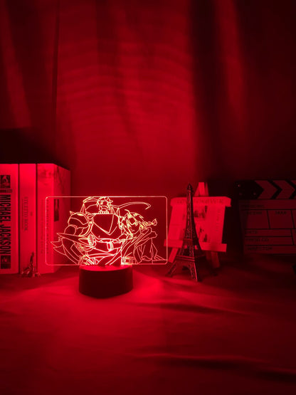 Fullmetal Alchemist Edward Elric 3D Lamp