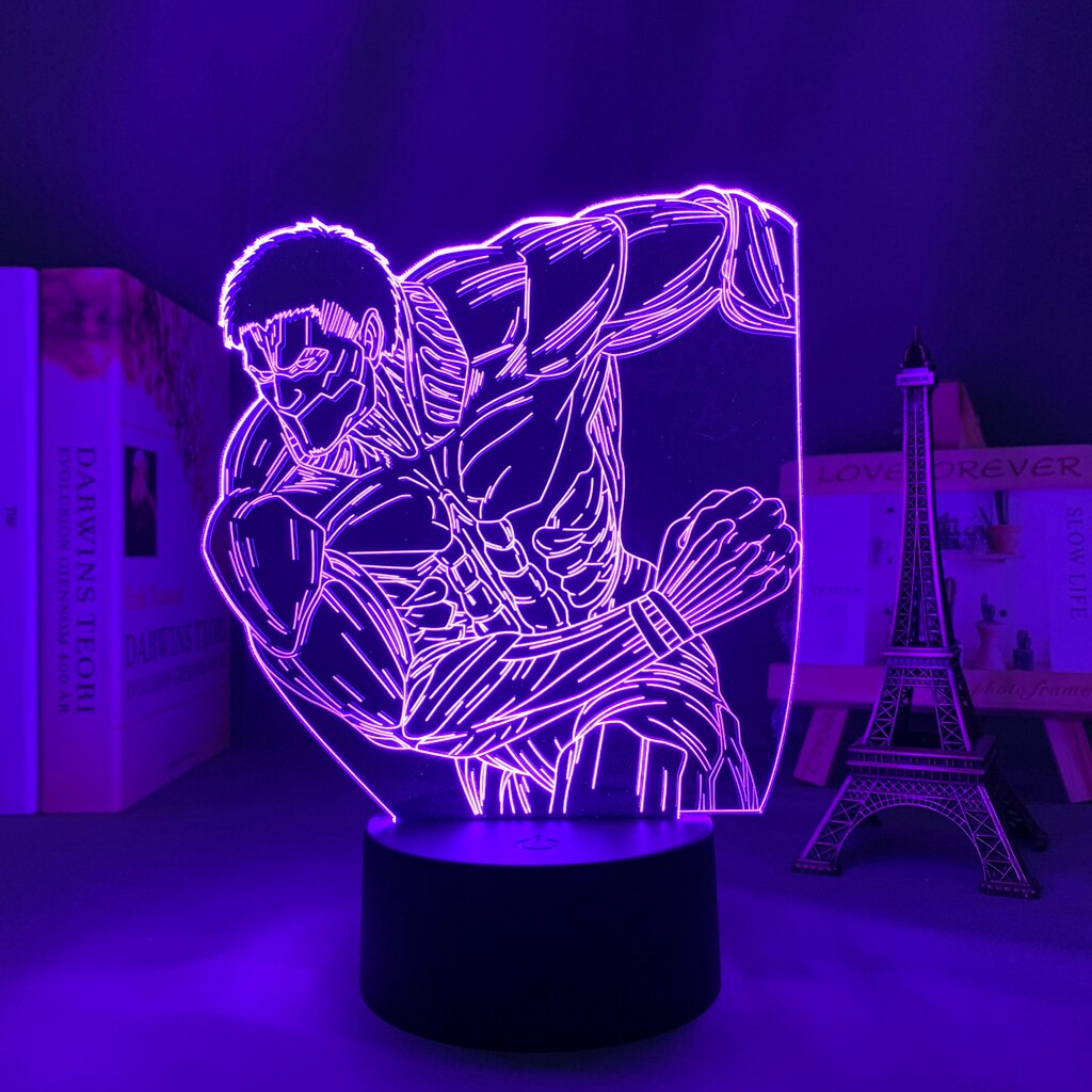 Attack on Titan The Armoured Titan 3D Lamp