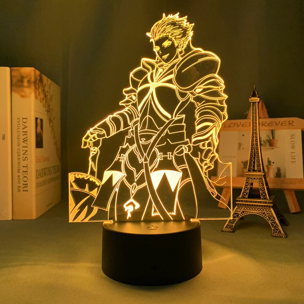 Fate Stay Night Gilgamesh 3D Lamp