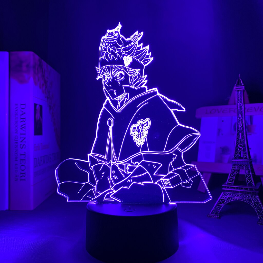 Anime Black Clover Asta 3 Lamp