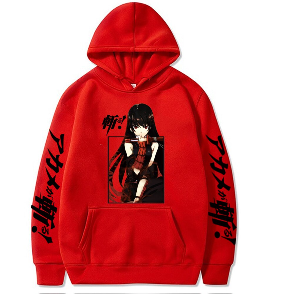 Akame Ga Kill Print Casual Hoodies