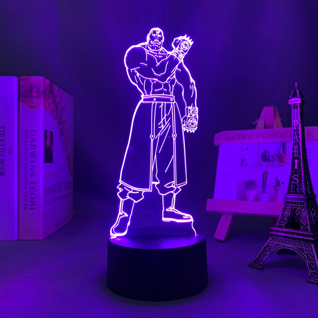 Fullmetal Alchemist Alex Louis Armstrong 3D Lamp