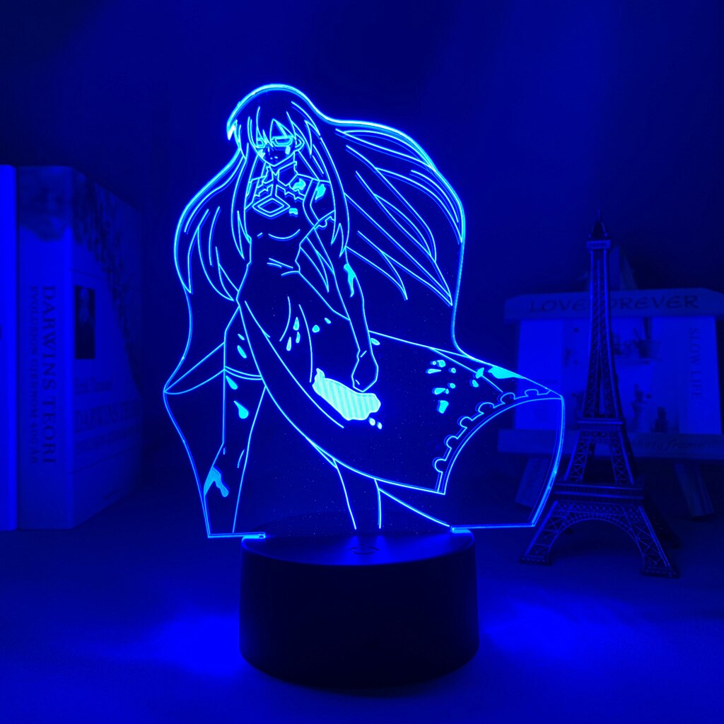 Akame Ga Kill 3D Lamp