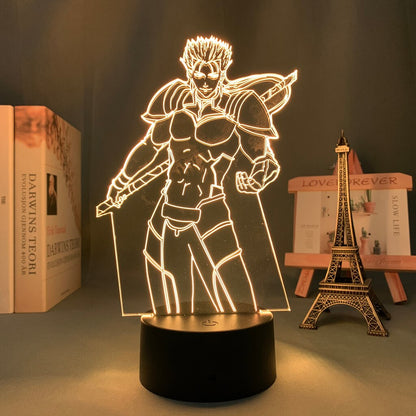 Fate Stay Night Lancer 3D Lamp