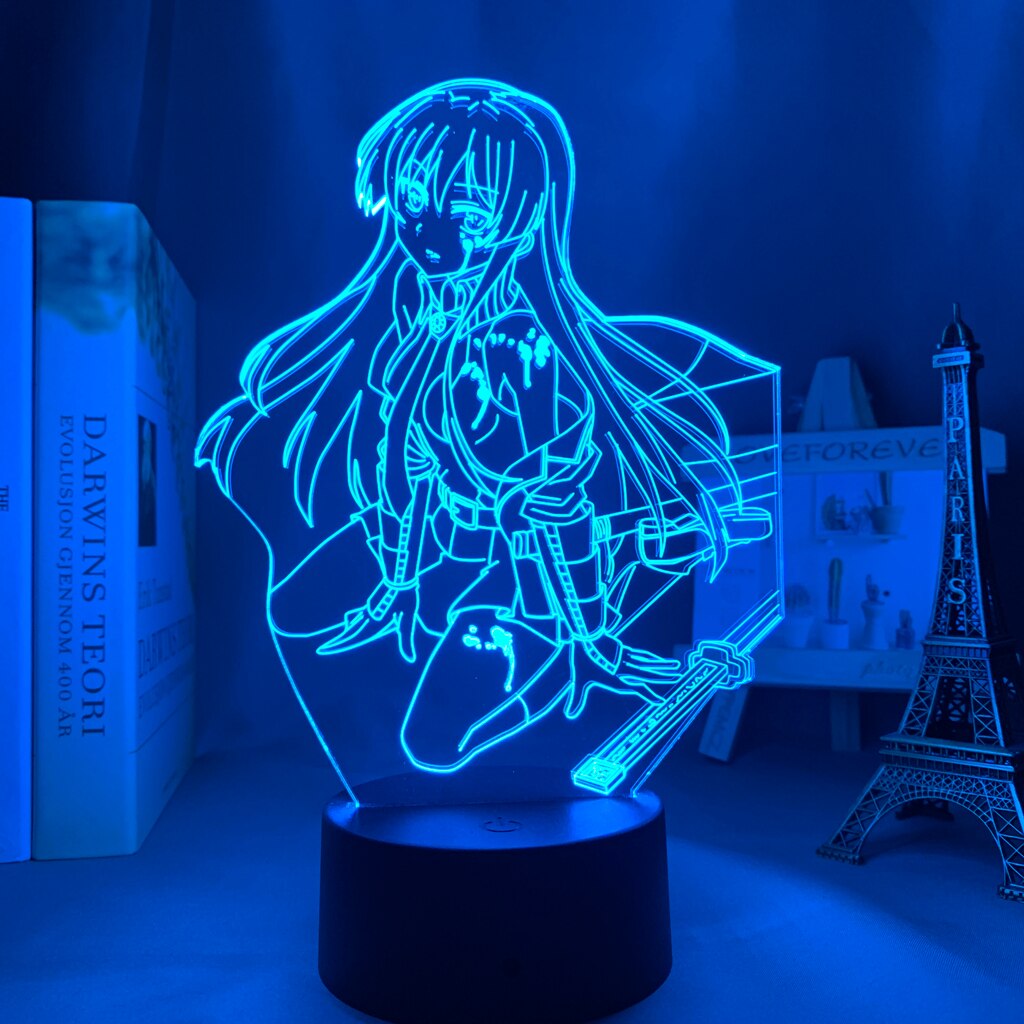 Akame Ga Kill 3D Lamp