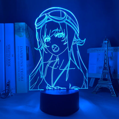 Bakemonogatari Shinobu Oshino 3D Lamp