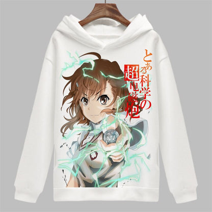 A Certain Scientific Railgun Print Hoodies