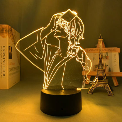 Anime Bungo Stray Dogs Dazai 3D Lamp