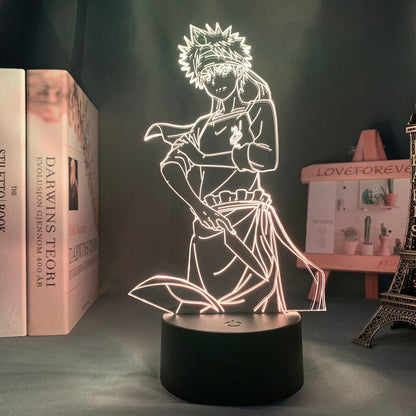 Food Wars Shokugeki No Soma 3D Lamp