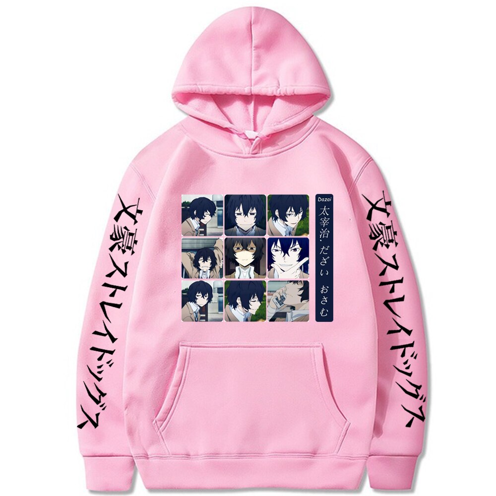 Anime Bungo Stray Dogs Print Men Hoodies