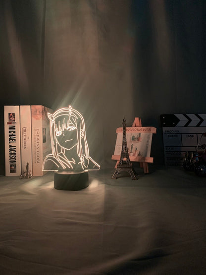 Darling In The Franxx 3D Lamp