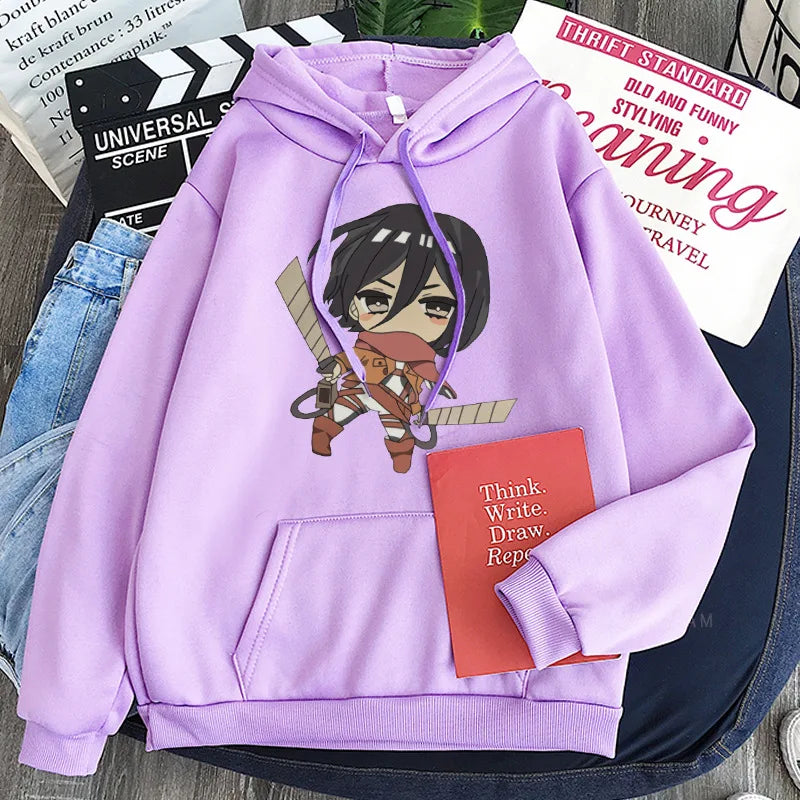 Attack on Titan Levi Eren Mikasa Ackerman Hoodie