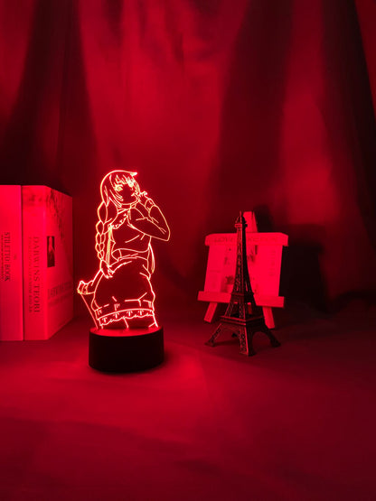 Anime Bakemonogatari Hitagi Senjougahara 3D Lamp