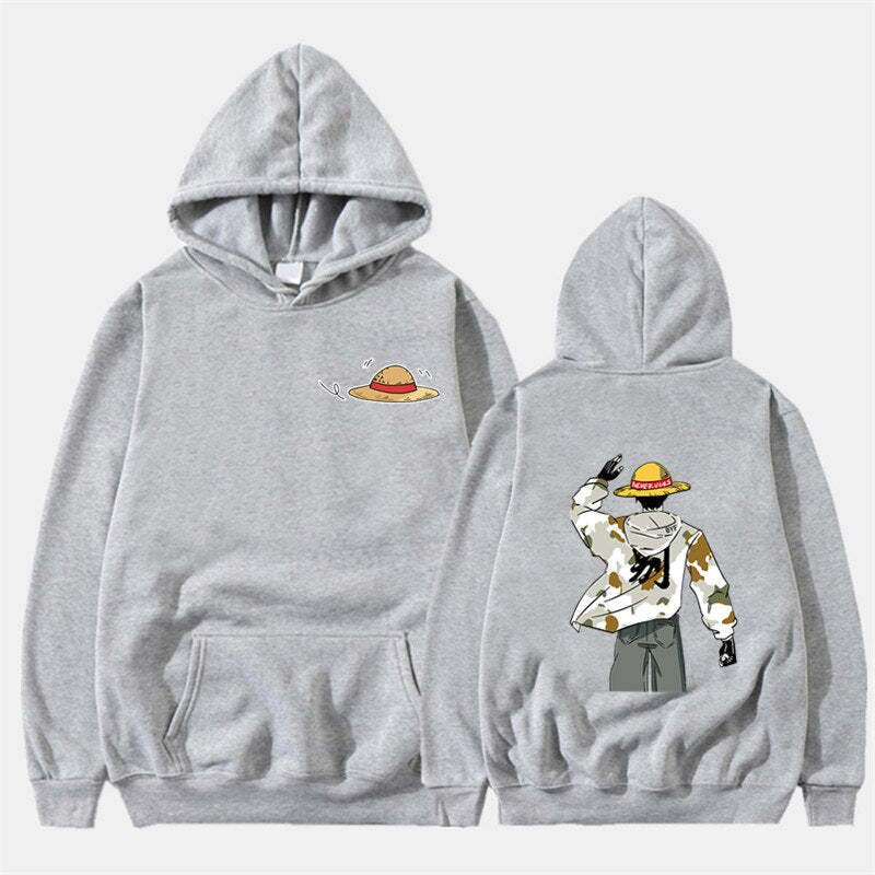 One Piece Luffy Design Hoodies