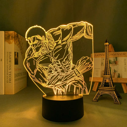 Attack on Titan The Armoured Titan 3D Lamp