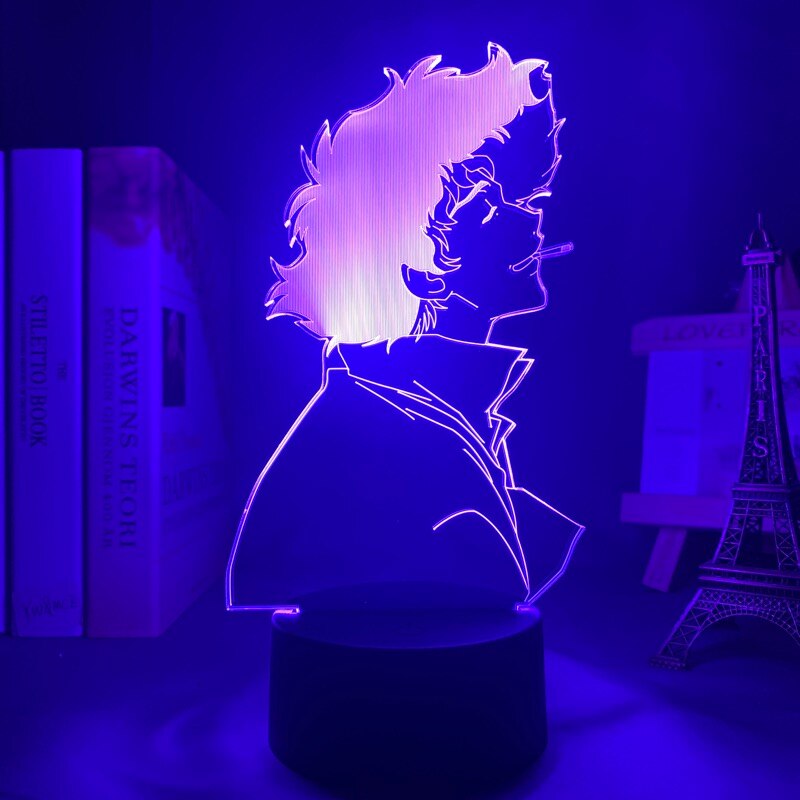 Cowboy Bebop Spike Spiegel 3D Lamp