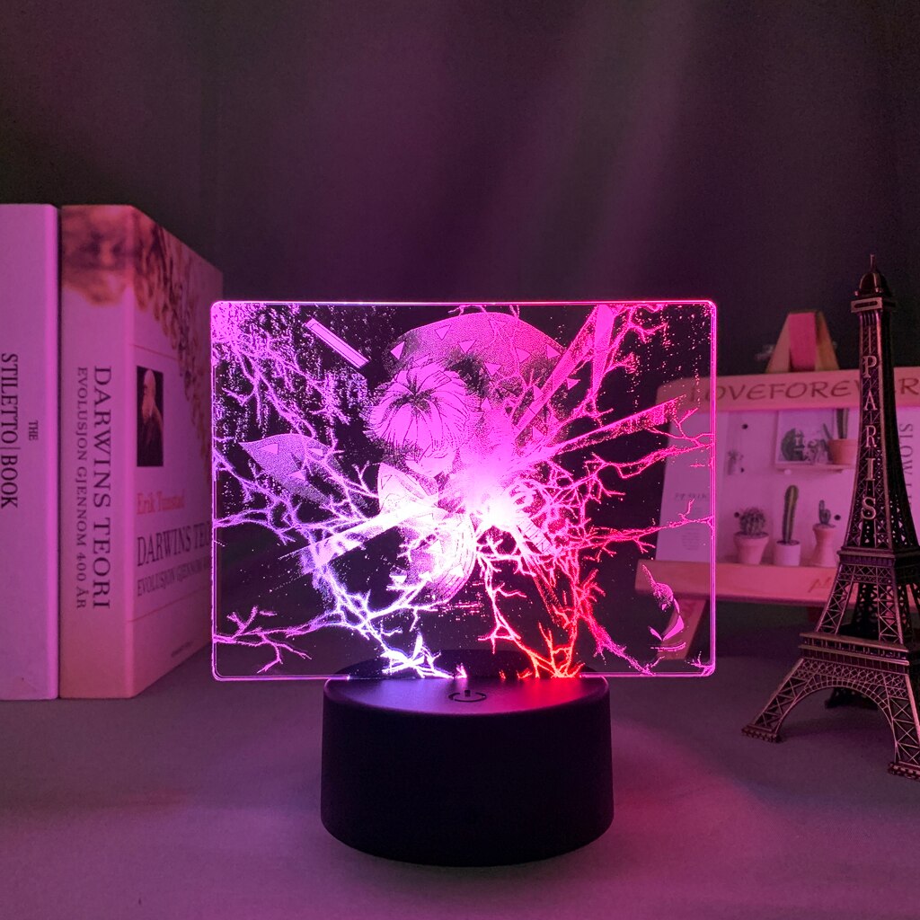 Dual Color Demon Slayer 3D Lamp