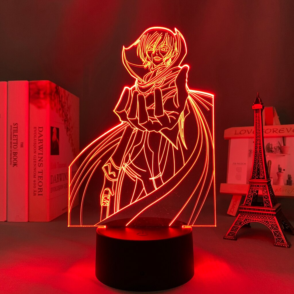 Code Geass Lelouch Lamperouge 3D Lamp