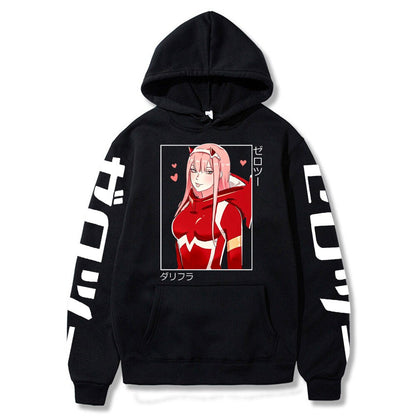 Darling In The Franxx Print Hoodies