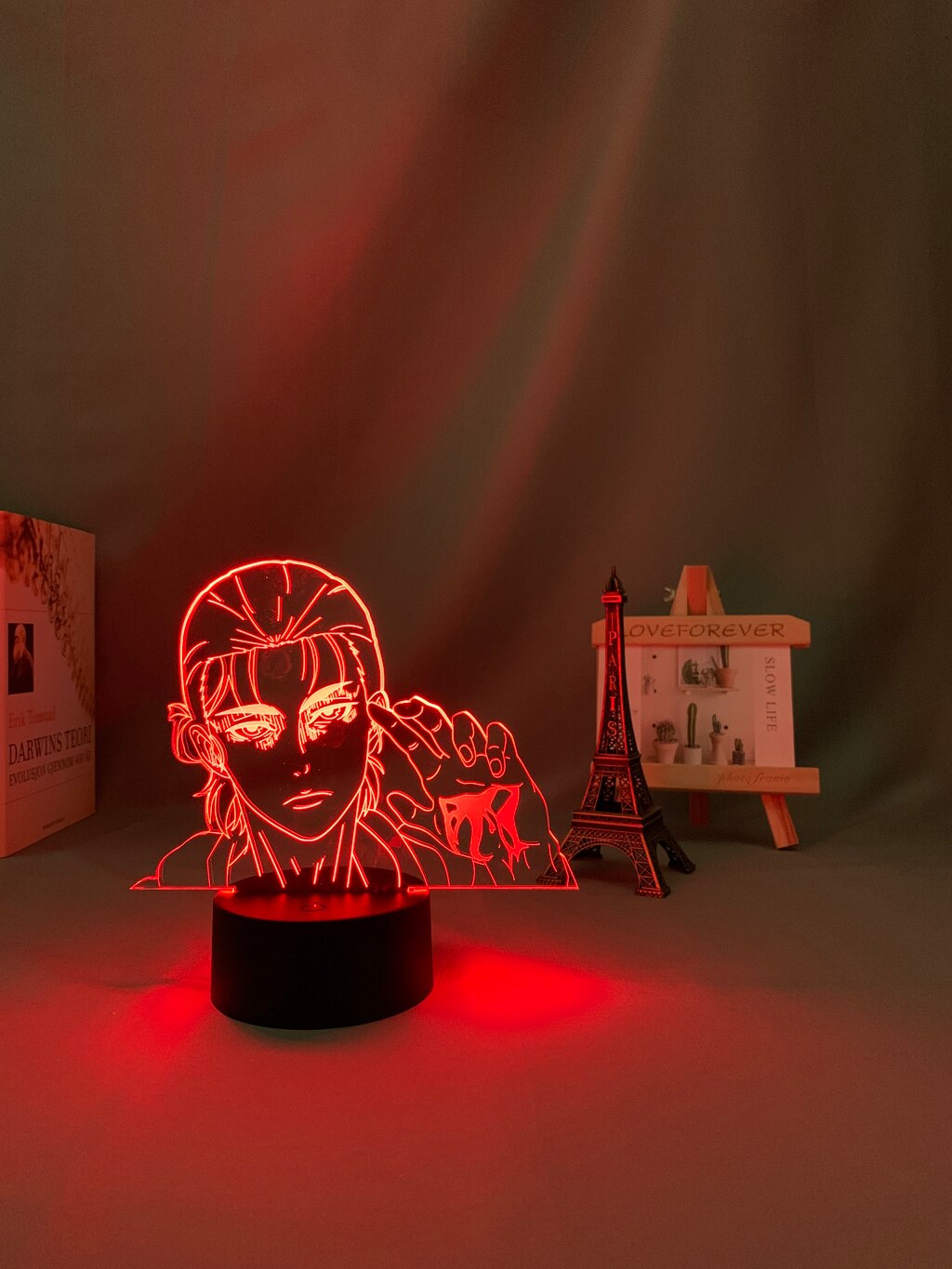 Attack on Titan Eren X Jujutsu Kaisen 3D Lamp