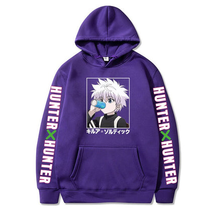 Hunter X Hunter Killua Zoldyck Drink Water Hoodies