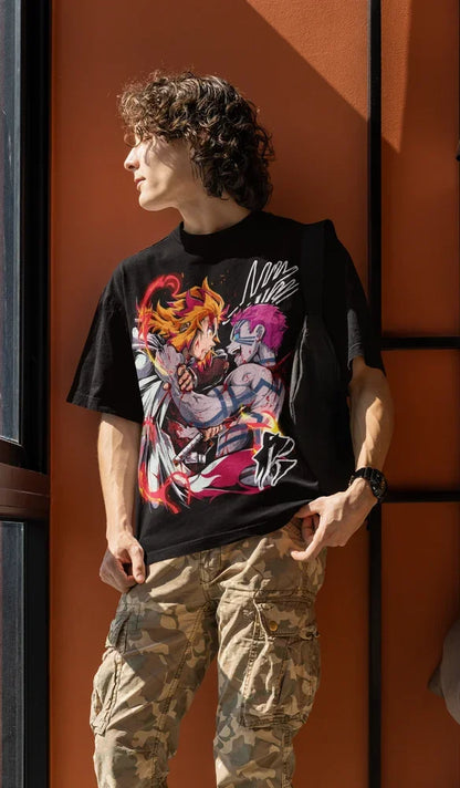 Rengoku Akaza Demon Slayer Kimetsu No Yaiba T-Shirt