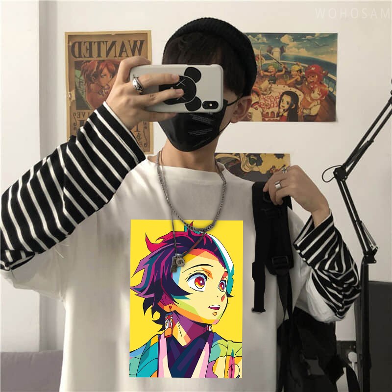 Demon Slayer Kamado Tanjirou Fake Two T-Shirts