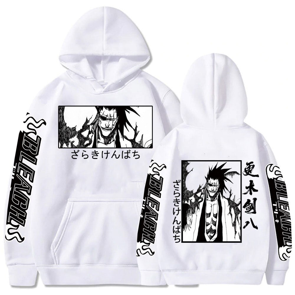 Bleach Y2K Zaraki Kenpachi Hoodies