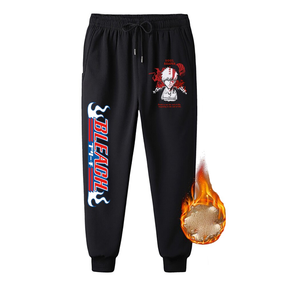 Bleach Print Thicken Sweatpants