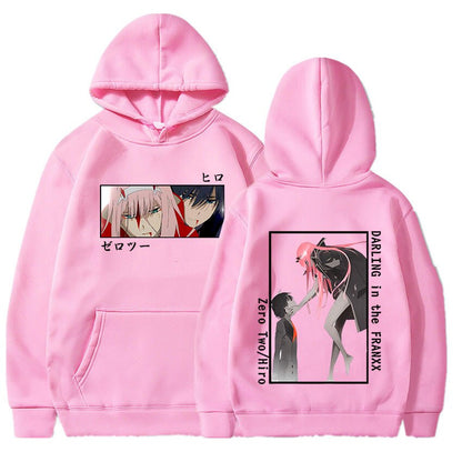 Darling In The Franxx Zero Two Hiro Hoodies