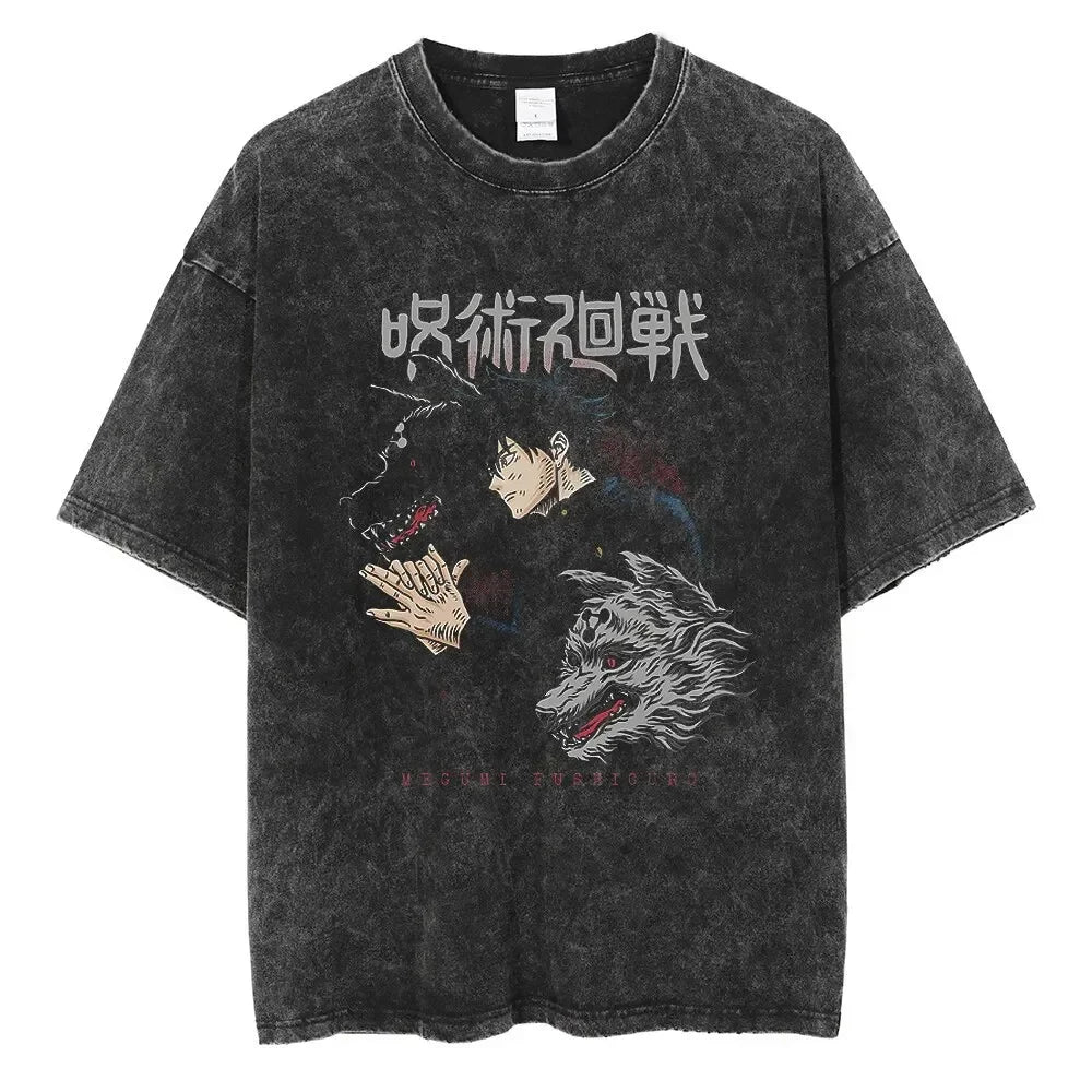 Jujutsu Kaisen Vintage Washed T-shirt