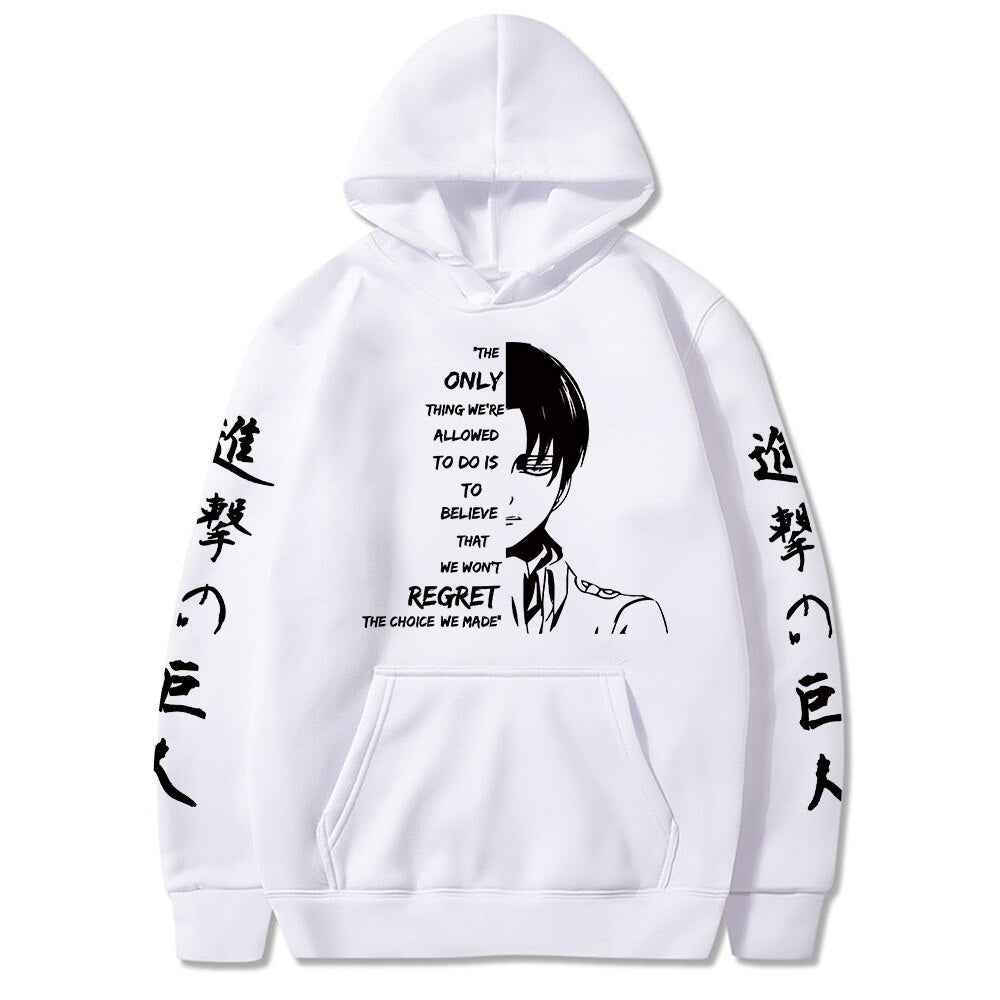 Anime Attack On Titan Ackerman Graphic Hoodies