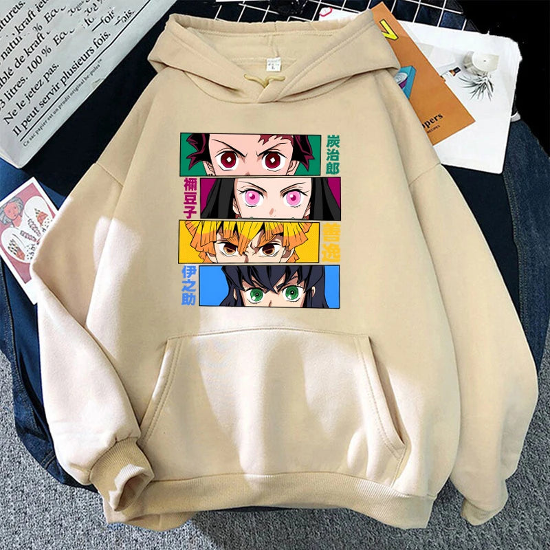 Kamado Tanjirou Kamado Nezuko Printed Hoodie