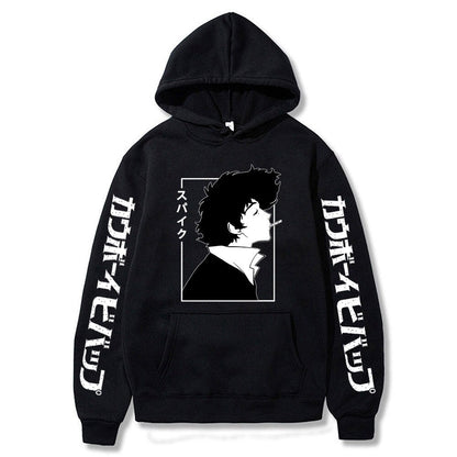 Cowboy Bebop Spiegel Spike Valentine Faye Black Jet Hoodies