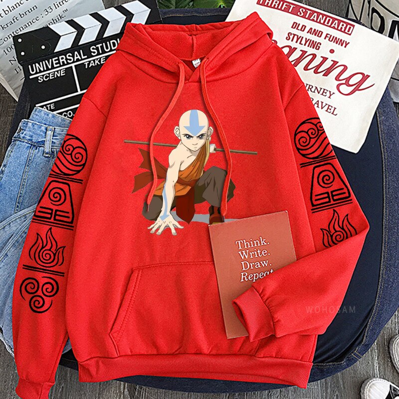 Avatar The Last Airbender Manga Aang  Hoodie