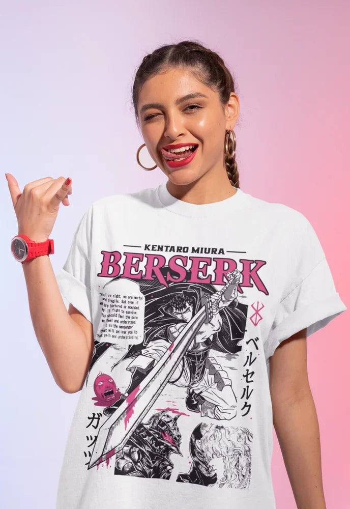 Berserk Manga Strip Guts T-Shirt