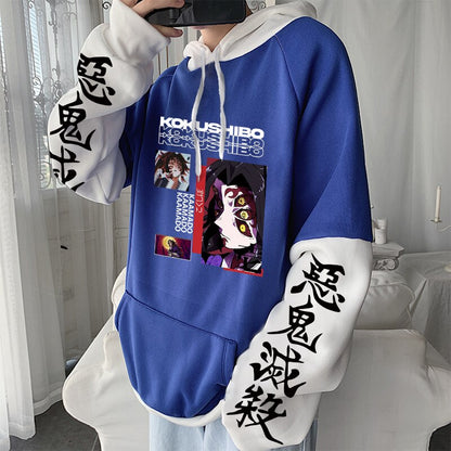 Demon Slayer Kimetsu no Yaiba Cool Kokushibo Hoodies