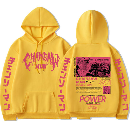 Chainsaw Man Power Graphic Hoodie