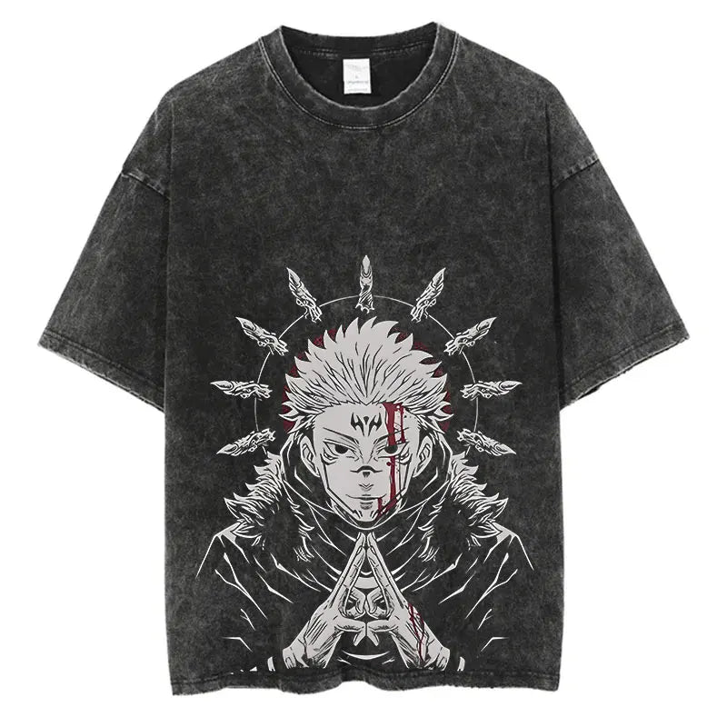 Jujutsu Kaisen Vintage Washed T-shirt