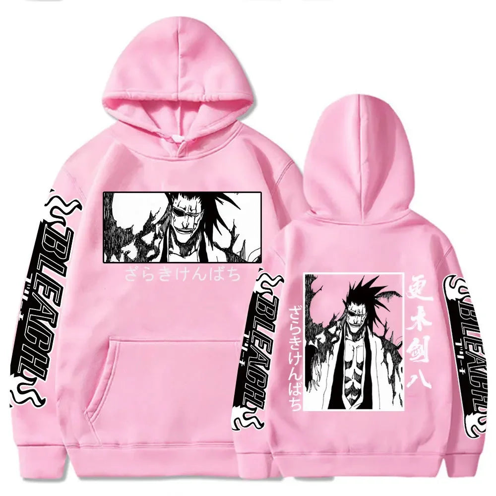 Bleach Zaraki Kenpachi Manga Hoodies