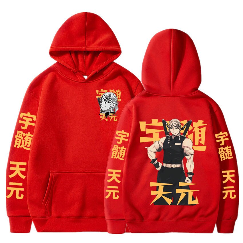 Demon Slayer Uzui Tengen Graphic Hoodie