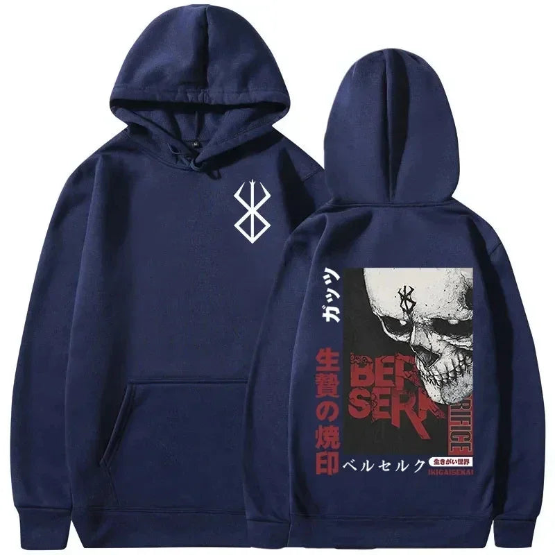 Berserk Guts Graphic Print Hoodie