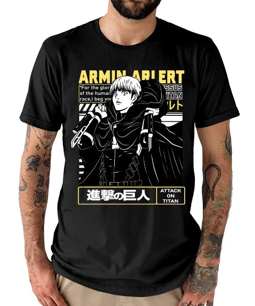 Attack on Titan Armin Arlert Batalla Final T-Shirt