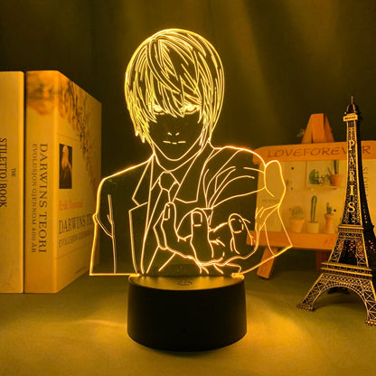 Death Note Light Yagami 3D Lamp